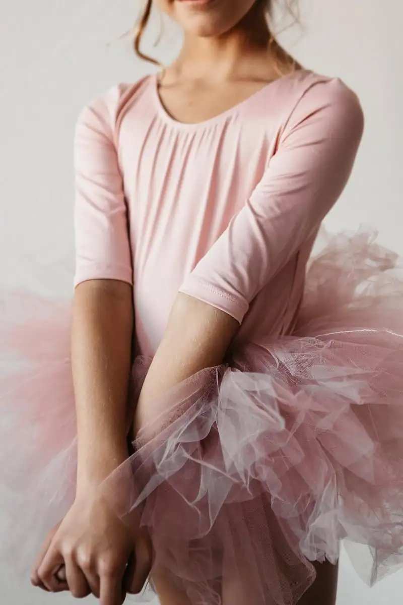 Vintage Pink 3/4 Tutu Leotard - Mila & Rose ® - Flyclothing LLC