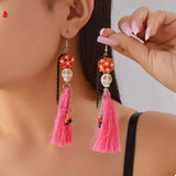 Halloween Ghost Tassel Drop Earrings - Trendsi - Flyclothing LLC