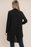 BOMBOM Open Front Long Sleeve Cardigan - Trendsi - Flyclothing LLC