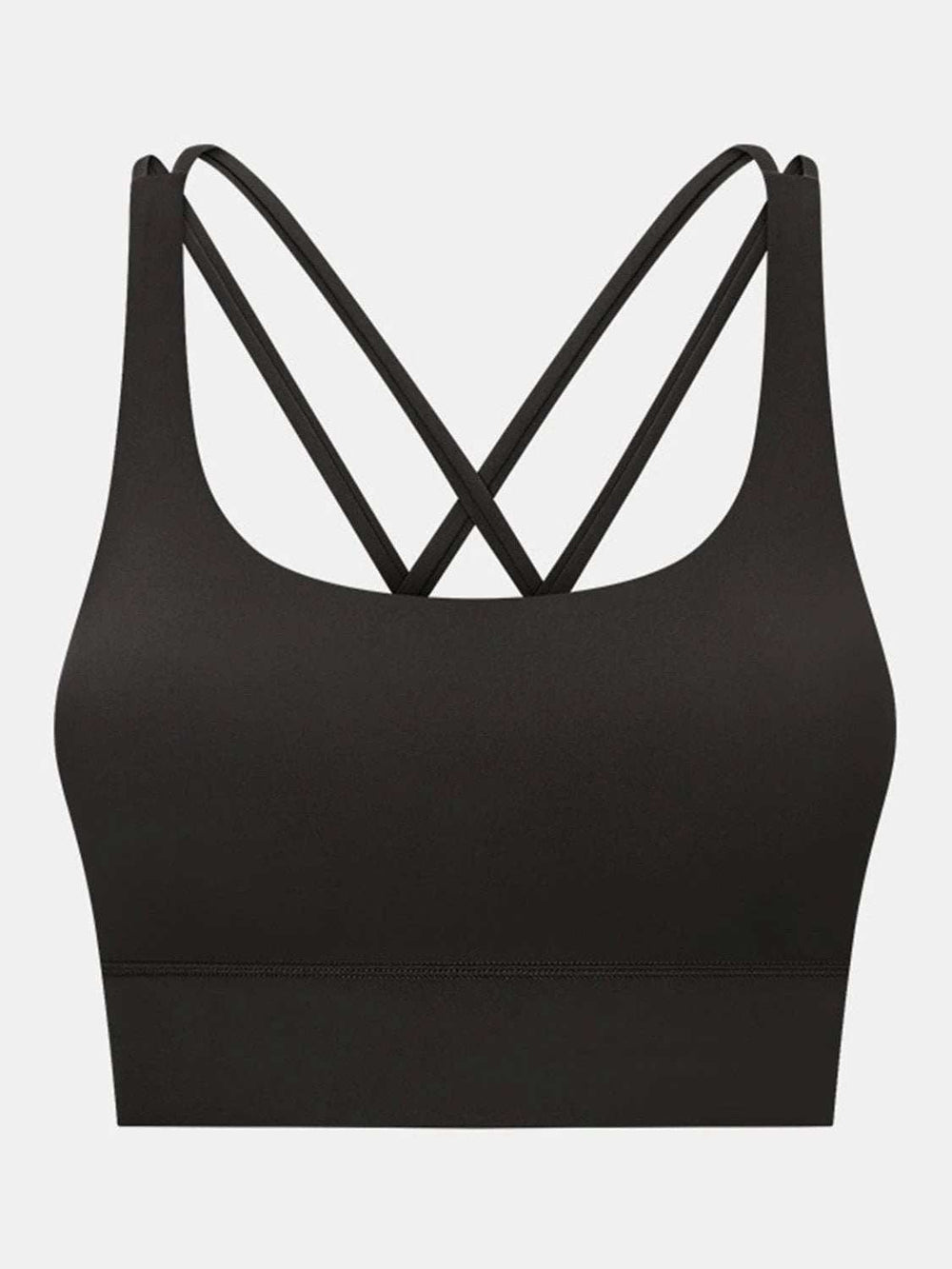 Crisscross Scoop Neck Active Tank - Trendsi - Flyclothing LLC