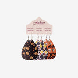 Halloween PU Teardrop Earrings Set - Trendsi - Flyclothing LLC
