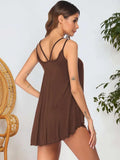 Scoop Neck Top and Shorts Lounge Set - Trendsi - Flyclothing LLC