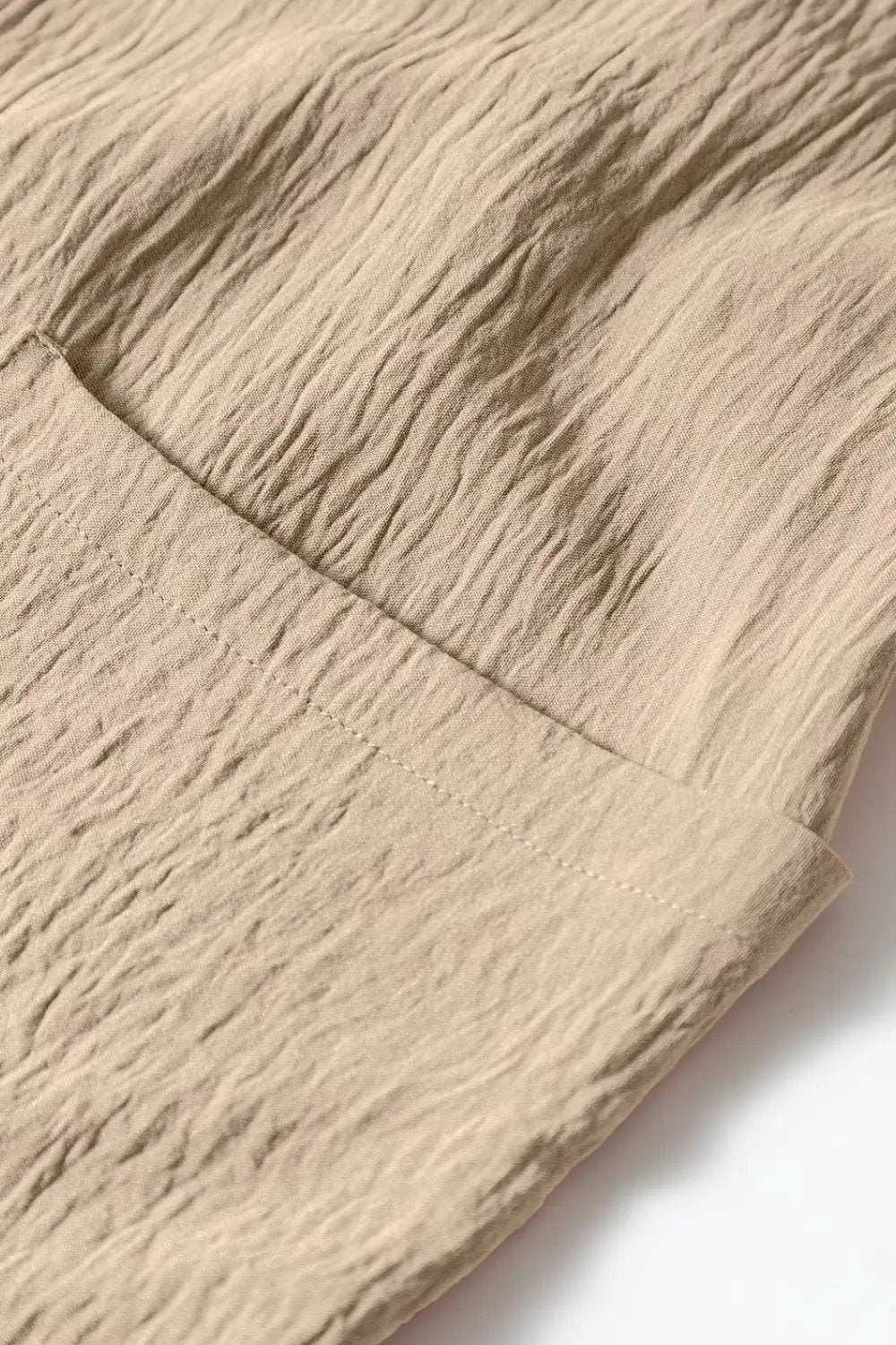 Spaghetti Strap Waist Tie Wide Leg Jumpsuit with Pockets - Trendsi - Flyclothing LLC