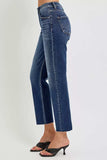 RISEN High Rise Slim Barrel Jeans - Trendsi - Flyclothing LLC