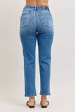 Judy Blue High-Waisted Straight-Leg Jeans - Trendsi - Flyclothing LLC