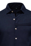 Men's Button Down Collared Neck Shirt - Trendsi - Flyclothing LLC