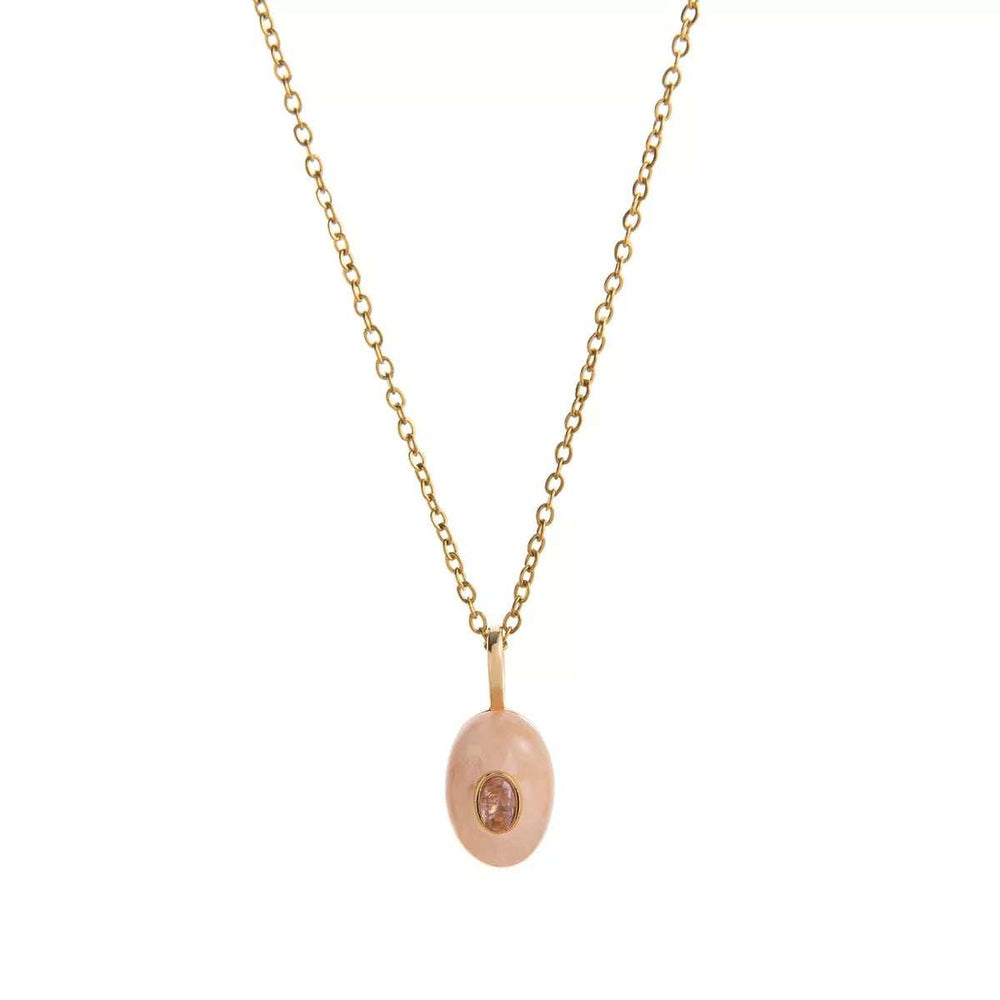 Natural Stone Pendant Necklace - Trendsi - Flyclothing LLC