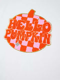 Halloween Pumpkin Patched Pattern Long Sleeve Sweatshirt - Trendsi - Flyclothing LLC
