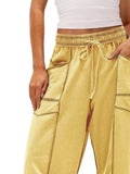 Drawstring Wide Leg Pants - Trendsi - Flyclothing LLC