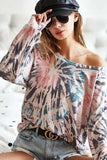 BiBi Tie Dye Terry Knit Terry Top - Trendsi - Flyclothing LLC