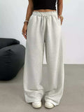 Wide Leg Drawstring Sweatpants - Trendsi - Flyclothing LLC