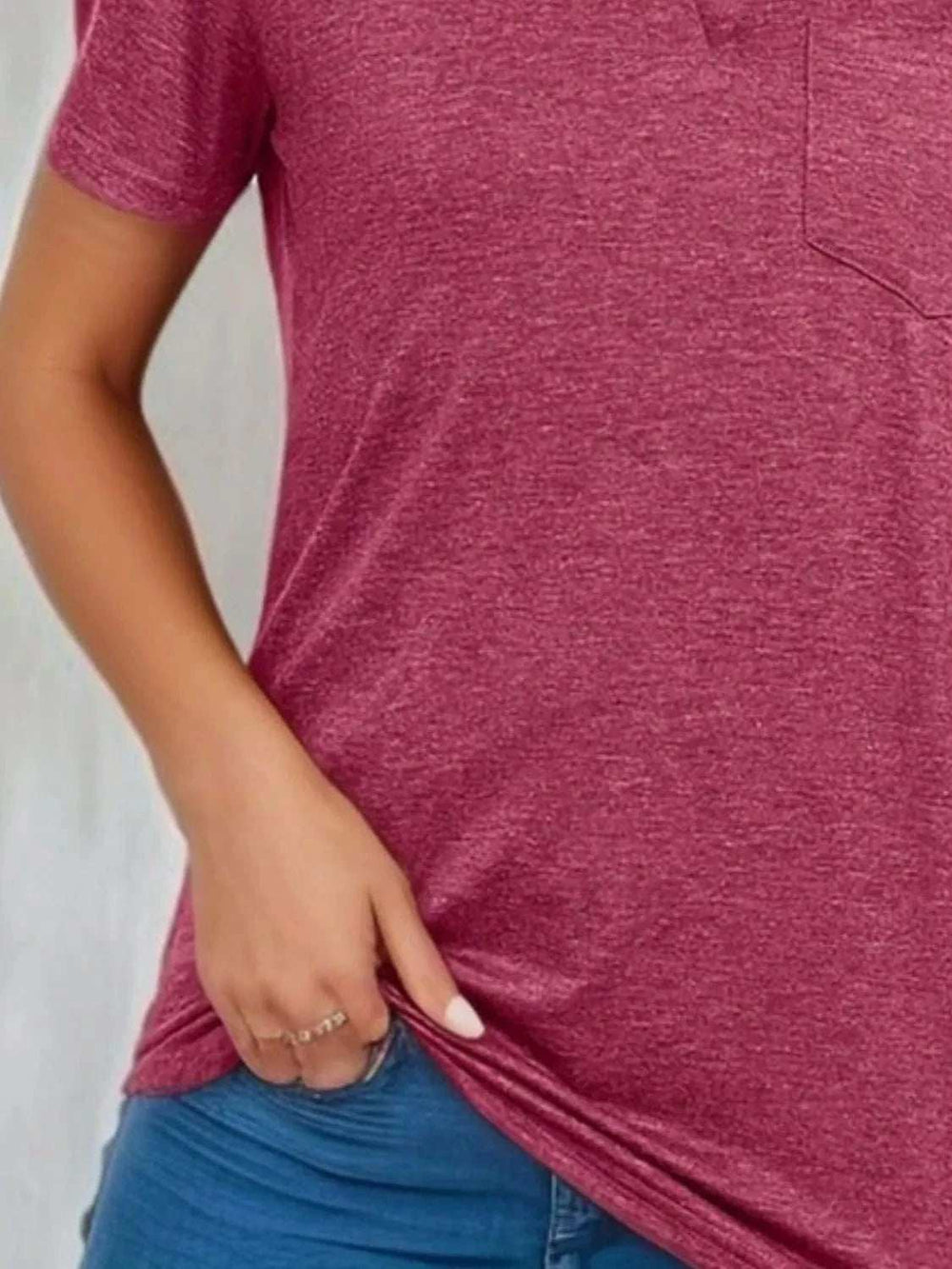 Johnny Collar Short Sleeve Top - Trendsi - Flyclothing LLC