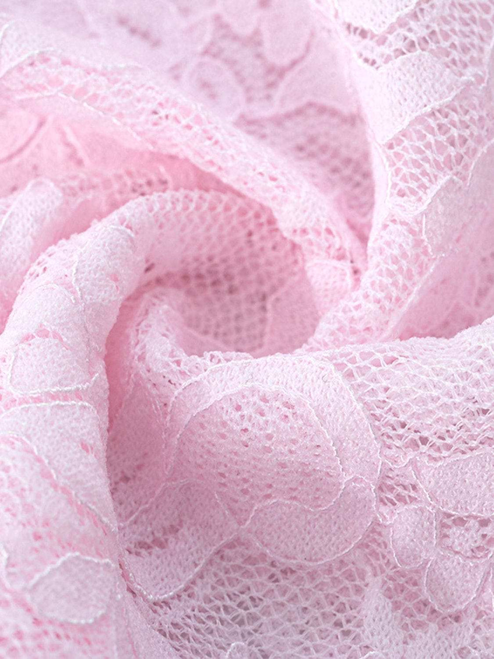 Devine Scoop Neck Long Sleeve Lace Top - Trendsi - Flyclothing LLC