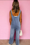 Wide Strap Denim Overalls with Pockets - Trendsi - Flyclothing LLC