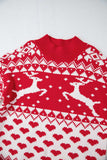 Christmas Element Turtleneck Long Sleeve Sweater - Trendsi - Flyclothing LLC