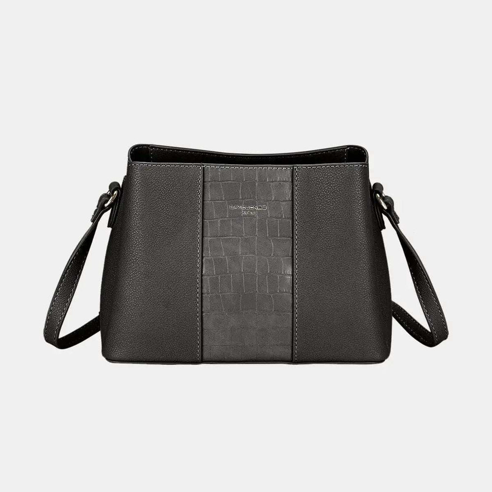 David Jones PU Leather Crossbody Bag - Trendsi - Flyclothing LLC