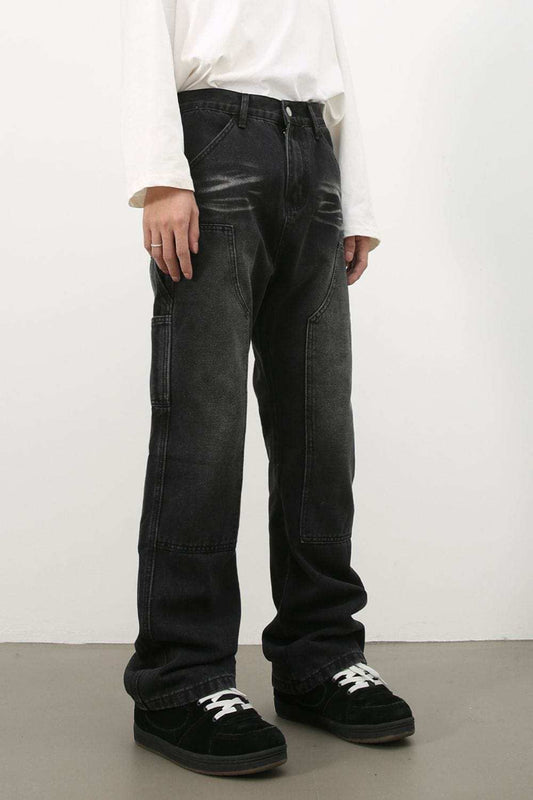 Men's Baggy Jeans with Pockets - Trendsi - Flyclothing LLC