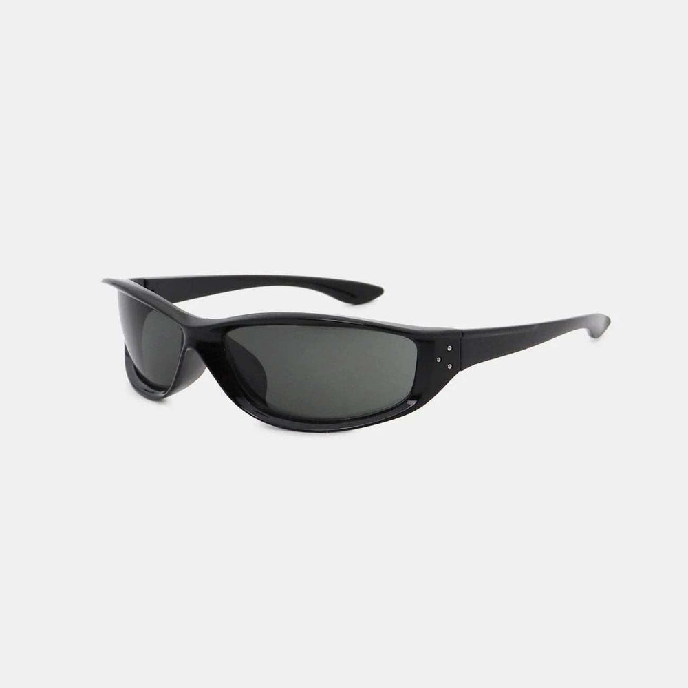 Polycarbonate Frame Rectangle Sunglasses - Trendsi - Flyclothing LLC
