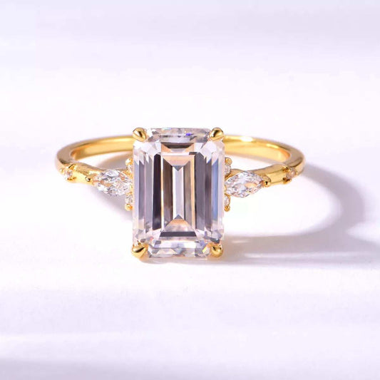 3.5 Carat Moissanite 925 Sterling Silver Ring - Trendsi - Flyclothing LLC