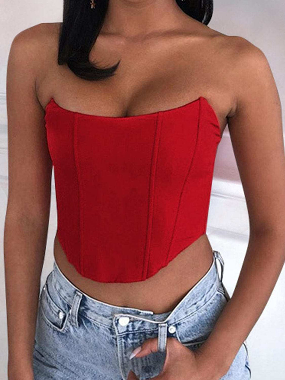 Tube Cropped Top - Trendsi - Flyclothing LLC