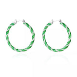 Christmas Twisted Hoop Earrings - Trendsi - Flyclothing LLC