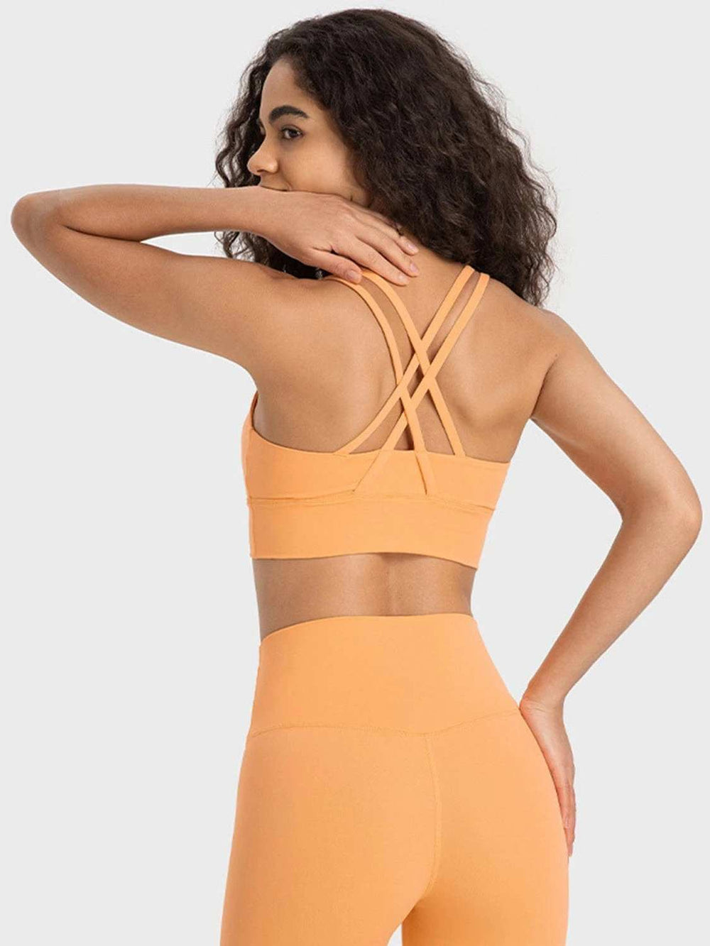 Crisscross Scoop Neck Active Tank - Trendsi - Flyclothing LLC