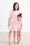 Pirouette 3/4 Sleeve Pocket Twirl Dress - Mila & Rose ® - Flyclothing LLC