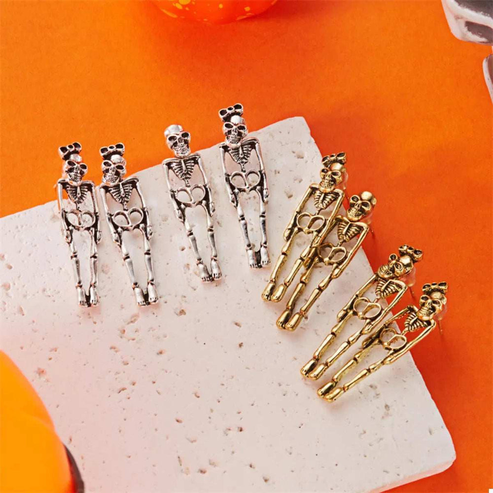 Halloween Skeleton Drop Earrings - Trendsi - Flyclothing LLC