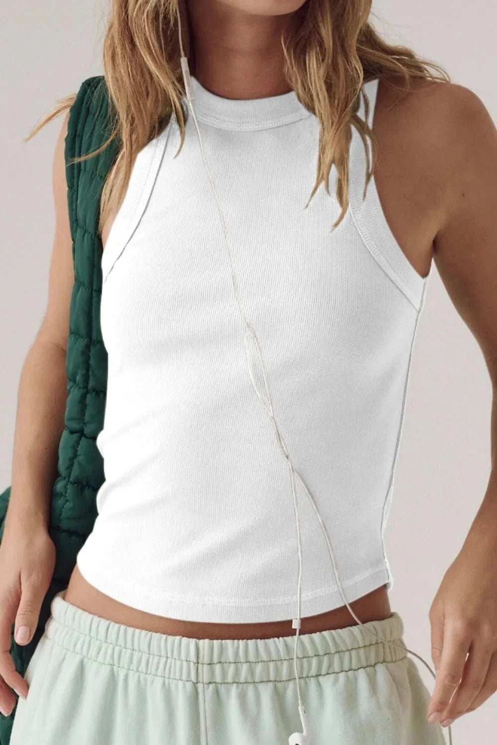 Round Neck Tank - Trendsi - Flyclothing LLC