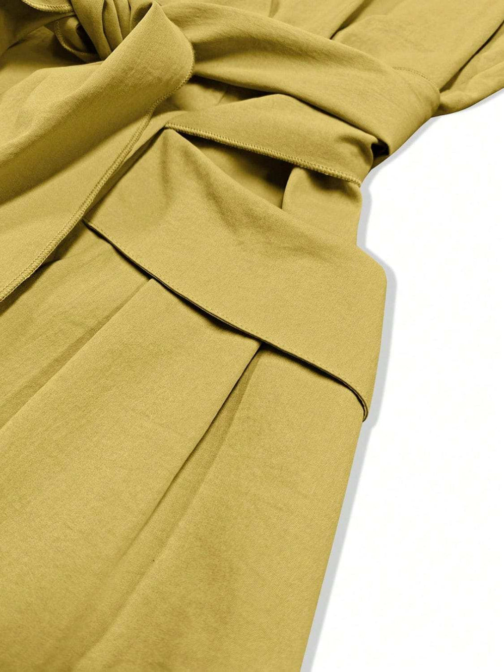 Tie Waist Sleeveless Midi Dress with Pockets - Trendsi - Flyclothing LLC