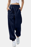 Elastic Waist Joggers with Pockets - Trendsi - Flyclothing LLC