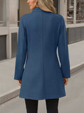 Button Up Long Sleeve Coat - Trendsi - Flyclothing LLC