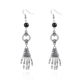 Halloween Skeleton Hand Drop Earrings - Trendsi - Flyclothing LLC