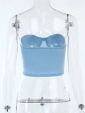 Sweetheart Neck Tube Top - Trendsi - Flyclothing LLC