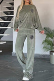 Full Size Boat Neck Long Sleeve Top and Pants Set - Trendsi - Flyclothing LLC
