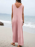 Full Size Wide Strap Jumpsuit with Pockets - Trendsi - Flyclothing LLC