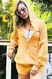 And The Why Hidden Leopard Knit Hoodie Top and Shorts Set - Trendsi - Flyclothing LLC