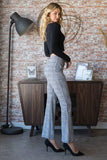 Heimish Full Size Plaid Flare Pants with Wide Waist Band Plus Size - Trendsi - Flyclothing LLC