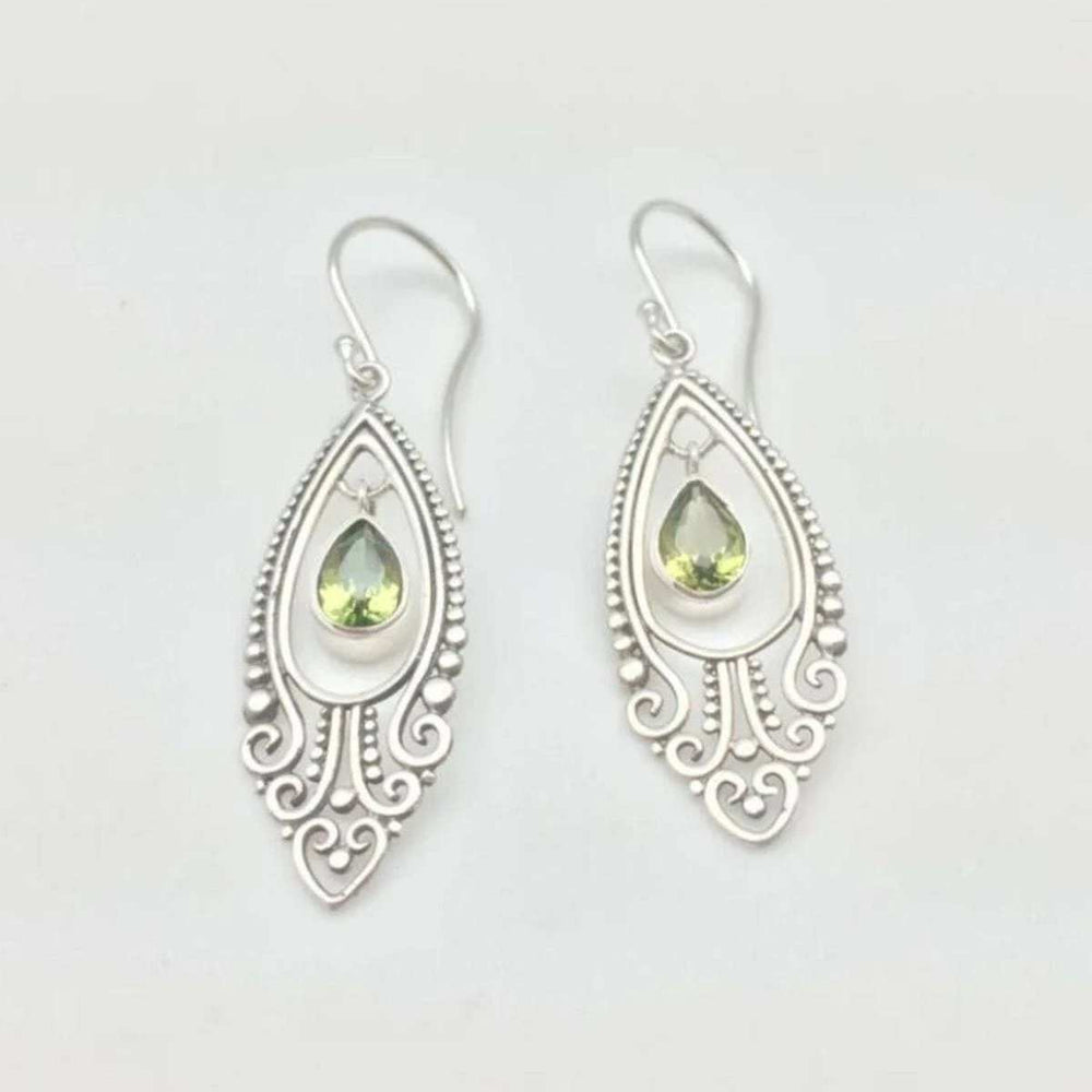 Alloy Rhinestone Cutout Earrings - Trendsi - Flyclothing LLC