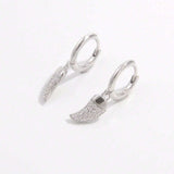 925 Sterling Silver Zircon Chili Shape Earrings - Trendsi - Flyclothing LLC