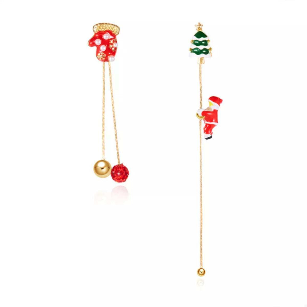 Christmas Santa Drop Earrings - Trendsi - Flyclothing LLC