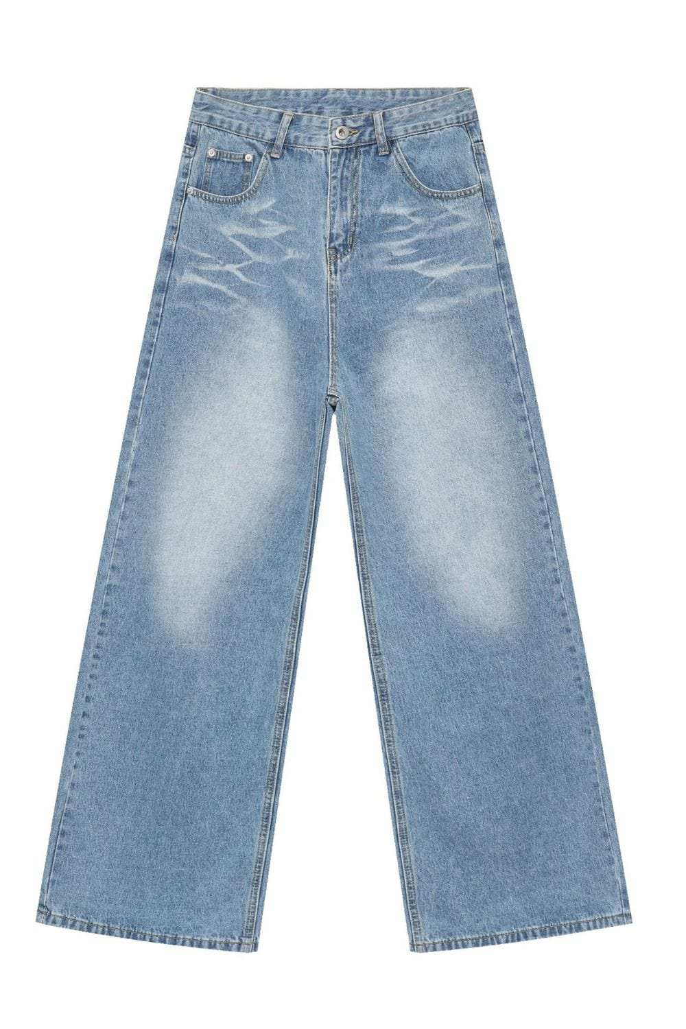 Men's Wide Leg Jeans - Trendsi - Flyclothing LLC