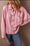 Pocketed Half Button Long Sleeve Sweatshirt - Trendsi - Flyclothing LLC