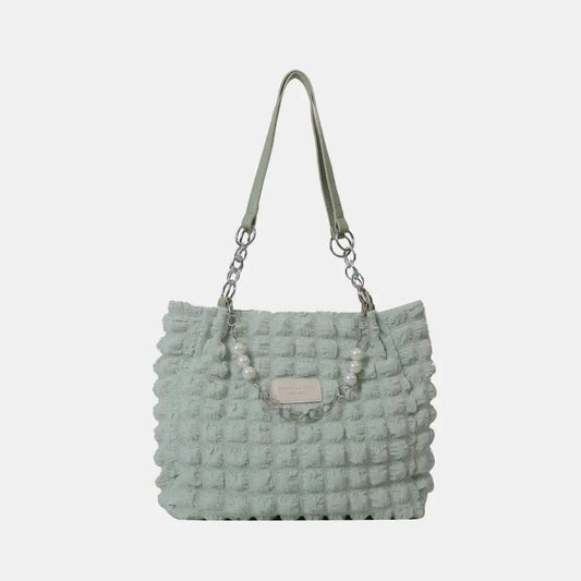 Bubble Textured Tote Bag - Trendsi - Flyclothing LLC