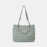 Bubble Textured Tote Bag - Trendsi - Flyclothing LLC