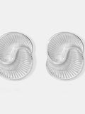 Titanium Steel Spiral Stud Earrings - Trendsi - Flyclothing LLC