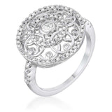 .5 Ct Interlocking Circles Ring with CZ - JGI - Flyclothing LLC