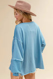 BiBi Oversized Pocket Front Sweatshirt - Trendsi - Flyclothing LLC