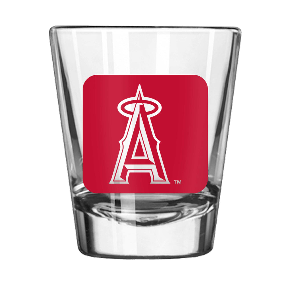 LA Angels 2oz Cube Shot Glass - Logo Brands - Flyclothing LLC
