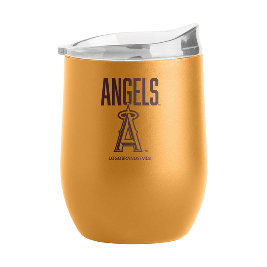LA Angels 16oz Huddle Powder Coat Curved Beverage - Logo Brands - Flyclothing LLC